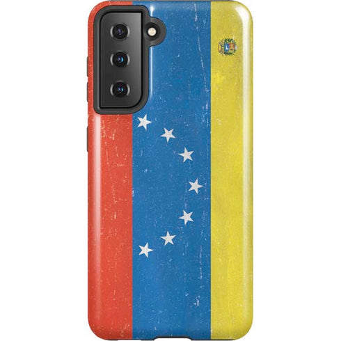 Venezuela Flag Distressed Galaxy S21 5G Pro Case
